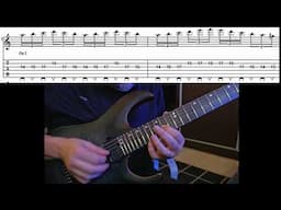 Neoclassical Easy harmonic minor picking lick | Tabs available | Guitar technique Tutorial