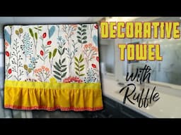 The Cutest Towel You’ll Ever Sew! | Sew a Pretty Ruffle Towel – Step-by-Step