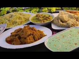 Dawat-E-Hyderabad/Dawat preparation for 7-8 Members/ Kaddu ki kheer,Red Chicken Masala, Marag,