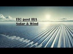 Revisiting ITC for Renewable Energy in the US