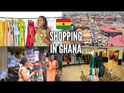 YOU WON'T BELIEVE THESE ARE IN GHANA | COME CLOTHES SHOPPING WITH ME IN GHANA