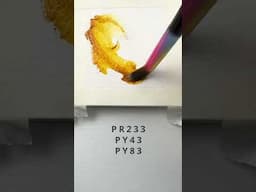 Pampas Grass Yellow – Holbein Granulating Watercolor Swatch & Pigment Breakdown