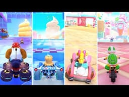 Evolution of Sky-High Sundae Tracks in Mario Kart Games (2022 - 2025)