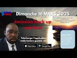 DIMANCHE 16 MARS 2025 PRIERE DE GUÉRISON  ET DELIVRANCE  AU NOM DE JESUS