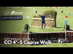 CCI 4* -S Course Walk (2025 Kentucky Vlog No. 3)