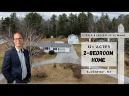 2-Bedroom Home on 12 Acres | Maine Real Estate