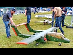 AMAZING RC BRONCO OV-10 SCALE MODEL AIRPLANE / FLIGHT DEMONSTRATION
