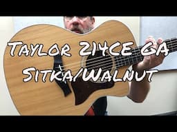 Taylor 214CE GA Sitka/Walnut Demo