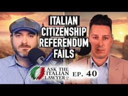 Why Italy’s Citizenship Referendum Failed – The Push to Cut Residency from 10 to 5 Years Falls Short