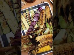 Charred Corn, Zucchini & Red Onion Salad – built over fire, finished with lime