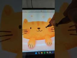 The most important cat details 😻 #artprocess #digitalart #drawing