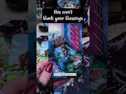 This won't block your blessings 💜 #tarot #youtubetarot