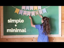Minimalist Spring Decorate with Me 2025 | Minimalist Spring Decor | Minimalism