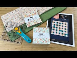 TWO CHARM PACKS plus two fabrics make a WONDERFULLY SIMPLE baby or lap quilt YOU CAN MAKE IN A DAY!