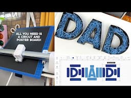 HOW TO MAKE 3D LETTER BOXES | "DAD" For Father's Day