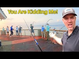 Fishing the Gulf Pier When Something Crazy Happened!
