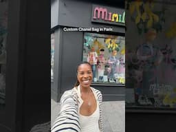 Making Custom a Chanel Bag in Paris🇫🇷 #chanel #chanelbag #parisshopping #luxuryshopping #paris