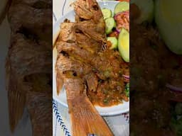 💯Pescado Frito al Mojo de ajo! El Mojito Va Contodo!!💥