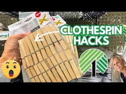 Grab Some Clothespins for Some Amazing High End Decor Diys