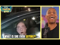 WOMAN SCREAMS AT POLICE FROM INSIDE CAR | Double Toasted Bites
