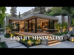 Luxury Minimalist Home Tour 2025 | Sleek Modern Design from Exterior to Interior