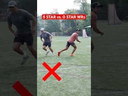 5 STAR vs. 0 STAR WRs