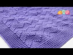 How to Knit the "Emily" Baby Blanket