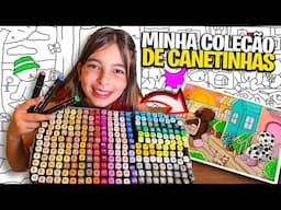 TESTANDO O MAIOR KIT DE CANETAS DO MUNDO *Pintando BOBBIE GOODS