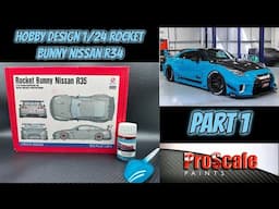 Part 1  - Hobby Design 1/24 Rocket Bunny Nissan R35 GTR