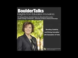 BoulderTalks Dr. Tawnya Means: Boosting Creativity and Driving Innovation with Generative AI Tools