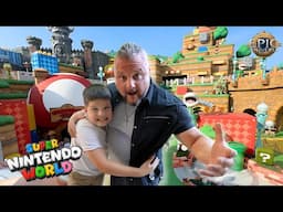 Caleb Goes to SUPER NINTENDO WORLD with MARIO and Donkey Kong at EPIC UNIVERSE at UNIVERSAL ORLANDO
