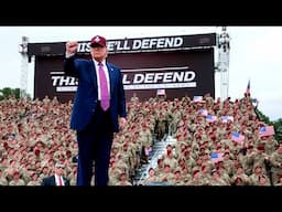 Trump Only Let MAGA Soldiers Behind Him For Fort Bragg Speech