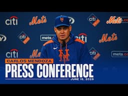 LIVE: Carlos Mendoza Postgame Press Conference | June 15, 2025