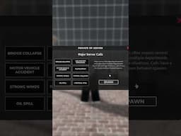 How to spawn a MAJOR CALL in ER:LC! (Roblox) #shorts