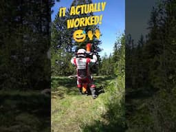 Slow Wheelie Dismount Remount!🤔😅