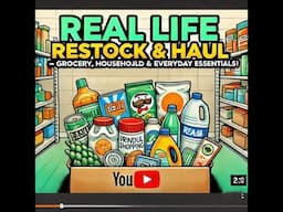 REAL LIFE Restock & Haul | Grocery, Household & Everyday Essentials!