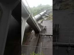 These Tubes Are Gigantic! #mountains  #hiking #hikingadventures #river #rafting #history #dam