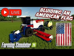🔴 Building A MASSIVE American Flag In My Yard