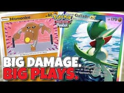 Gallade EX & Hitmonlee Deck Profile! Strong Start & Chip Damage Strategy | Pokémon TCG Pocket