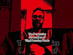 Top 5 countries for number of vinyl pressing plants #music #vinylcommunity #vinylrecords