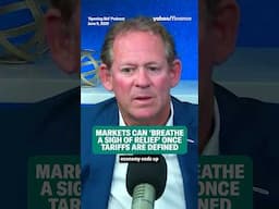 Markets can “breathe a sigh of relief” once tariff news gets out. 🗞️