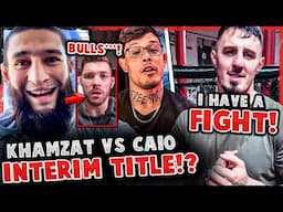 Khamzat Chimaev vs Caio Borralho INTERIM TITLE? DRICUS RESPONDS! Tom Aspinall HAS A FIGHT!