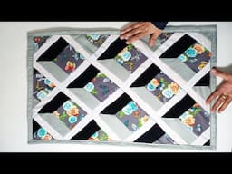 🌺Stunning 3D sewing project with fabric scraps for beginners