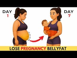 How to Lose Belly Fat After Pregnancy | 30mins Home Standing Workout