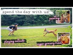 Pharaby Playing + Art for Mental Reset + Vegan Whole Foods Haul  🤗 Memorial Day Weekend 2025