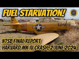 N7522U Harvard Fuel Starvation NTSB Final Report