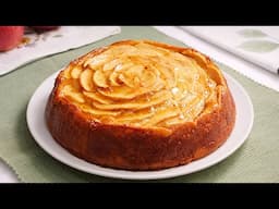 Tarta de Manzana y Yogur ¡Fácil, rápida y deliciosa!