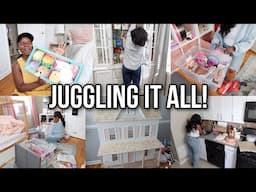 WEEKLY VLOG | COSTCO HAUL, CLEAN & ORGANIZE WITH ME, PARTY PREP, FINDING BALANCE AS A SINGLE MOM