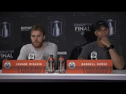 RAW | Connor McDavid, Darnell Nurse 06.16.25