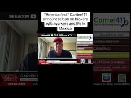 “America first” Carrier411 announces ban on brokers with workers and IPs in Mexico #freight